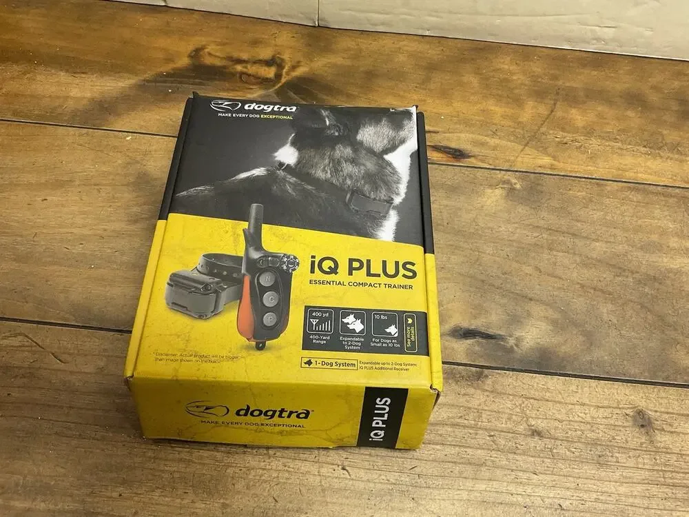 Dogtra iQ PLUS Electronic Trainer Dog Collar Black Static/Shock Control